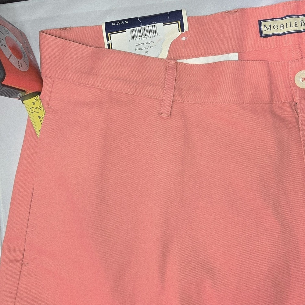 Mobile Bay by Charles Oliver Chino Shorts Red Coral Size 40 Men Resort, Tropical - Picture 7 of 10